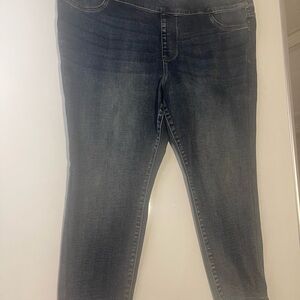 Lane Bryant Deep Indigo Cropped Jeans